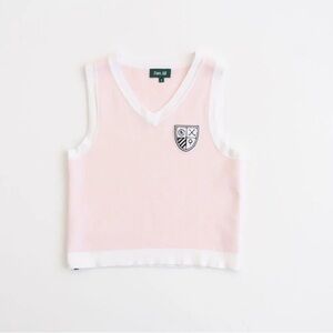 Fore All Women’s Jen Sweater Vest Pink Golf NWOT XS